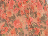 lasamu Rose Petal Perfume Fairycore Dress